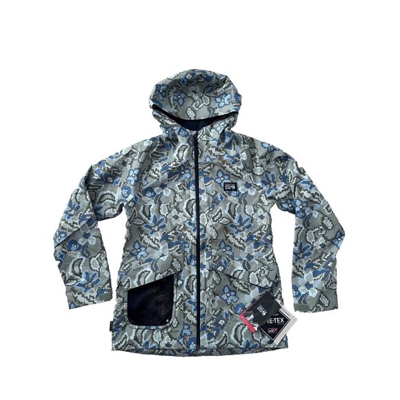 Mountain Hardwear Landsky Gore-Tex Jacket Mantis Green Floral ( S ) - Picture 3 of 4